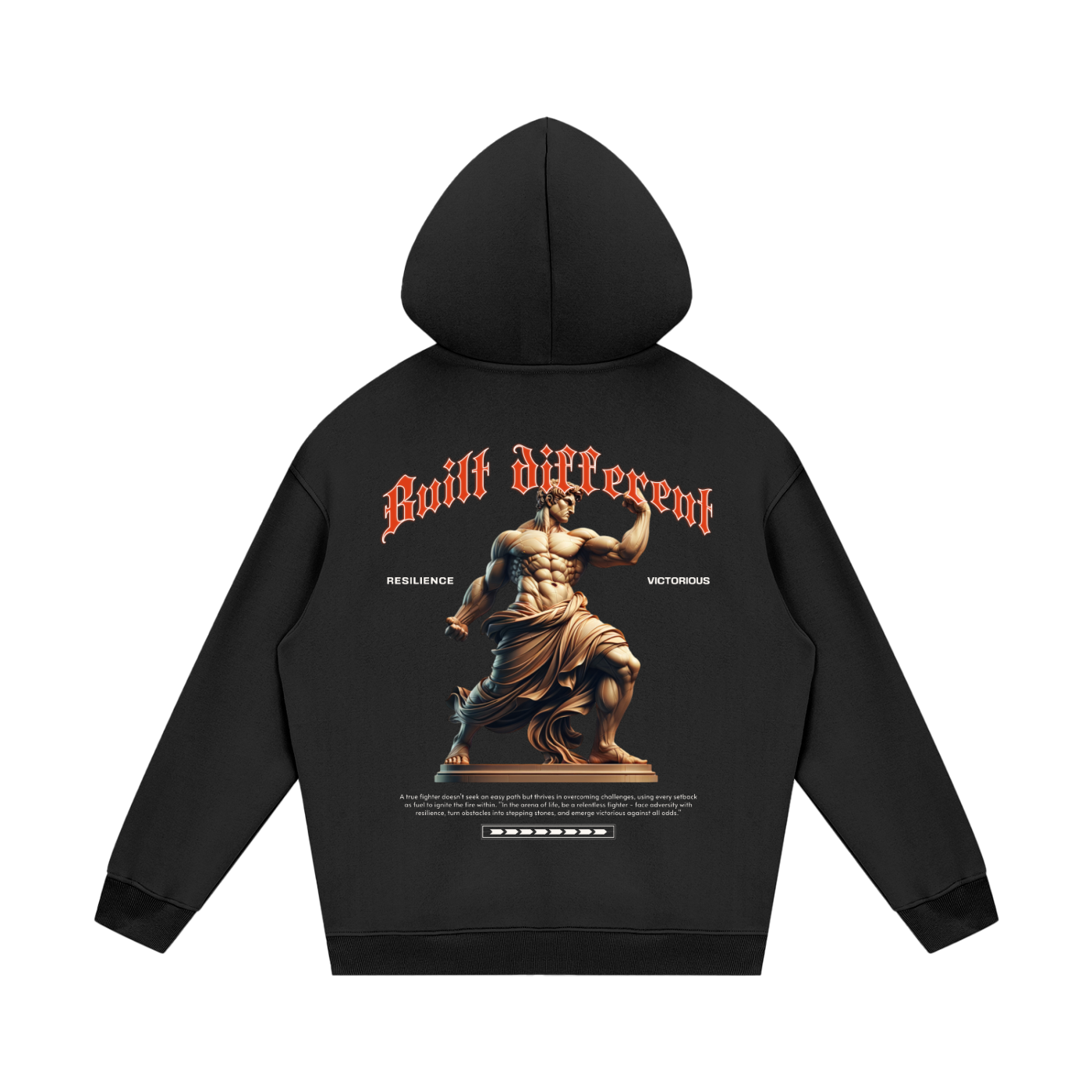 BUILT DIFFERENT - Sweat à Capuche Premium Unisexe