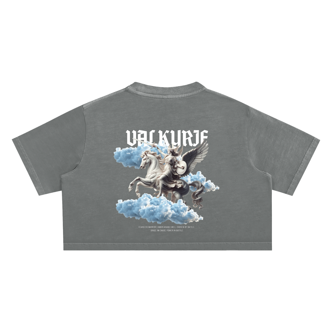 VALKYRIE - Crop Top 100% Coton