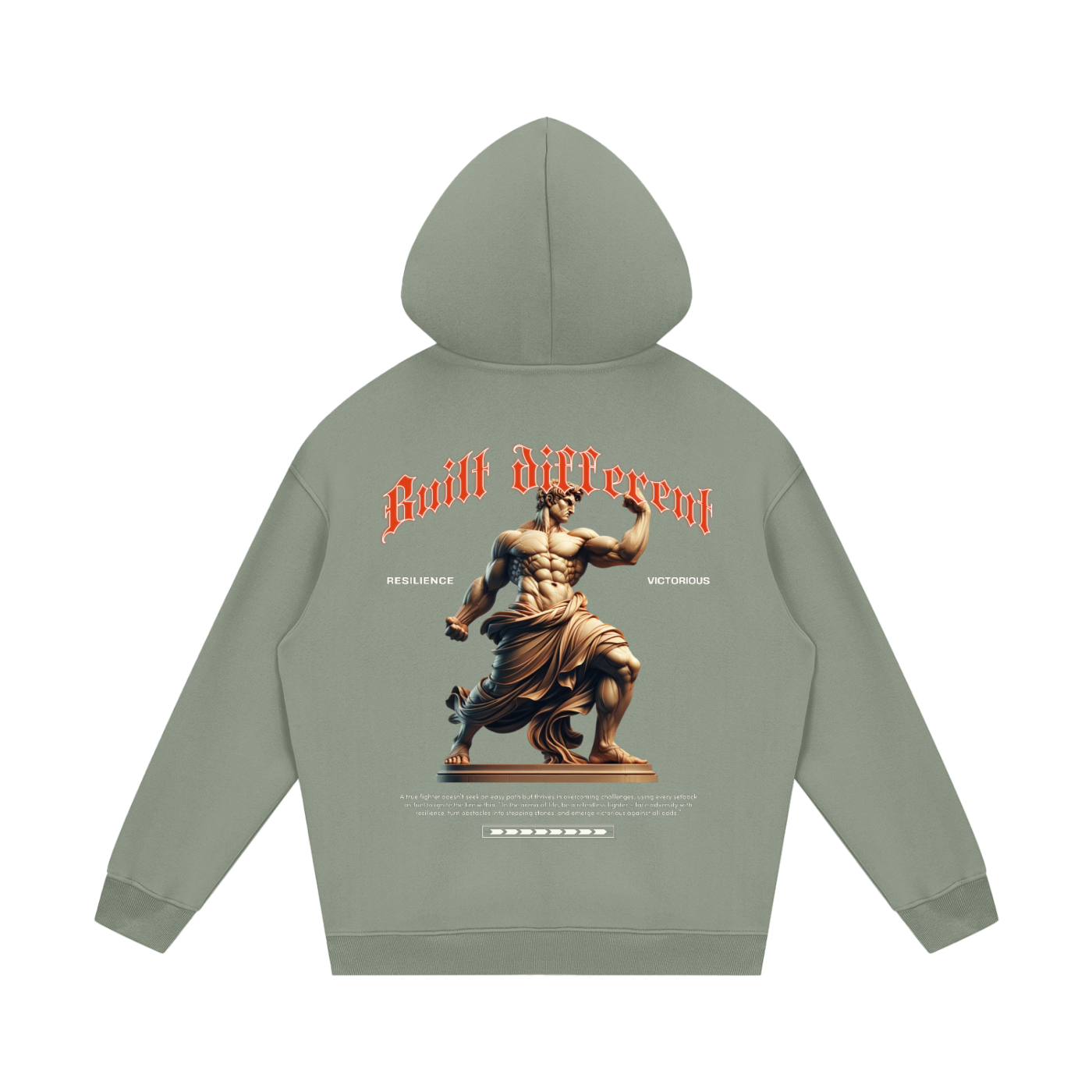 BUILT DIFFERENT - Sweat à Capuche Premium Unisexe