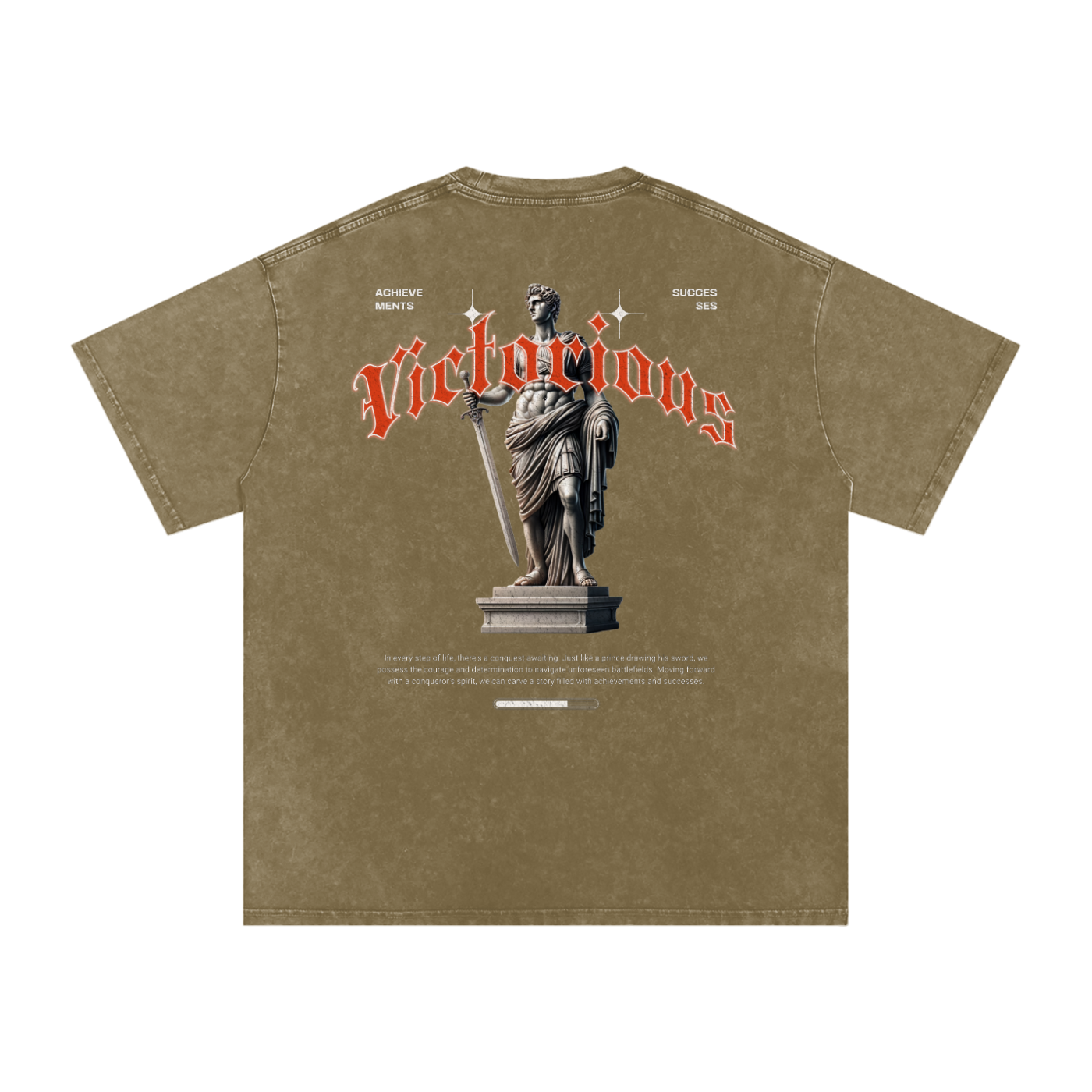VICTORIOUS - T-shirt Oversize 100% Coton