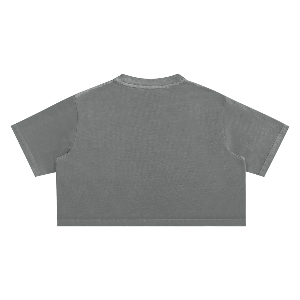 CLASSIC - Snow Washed Crop Top