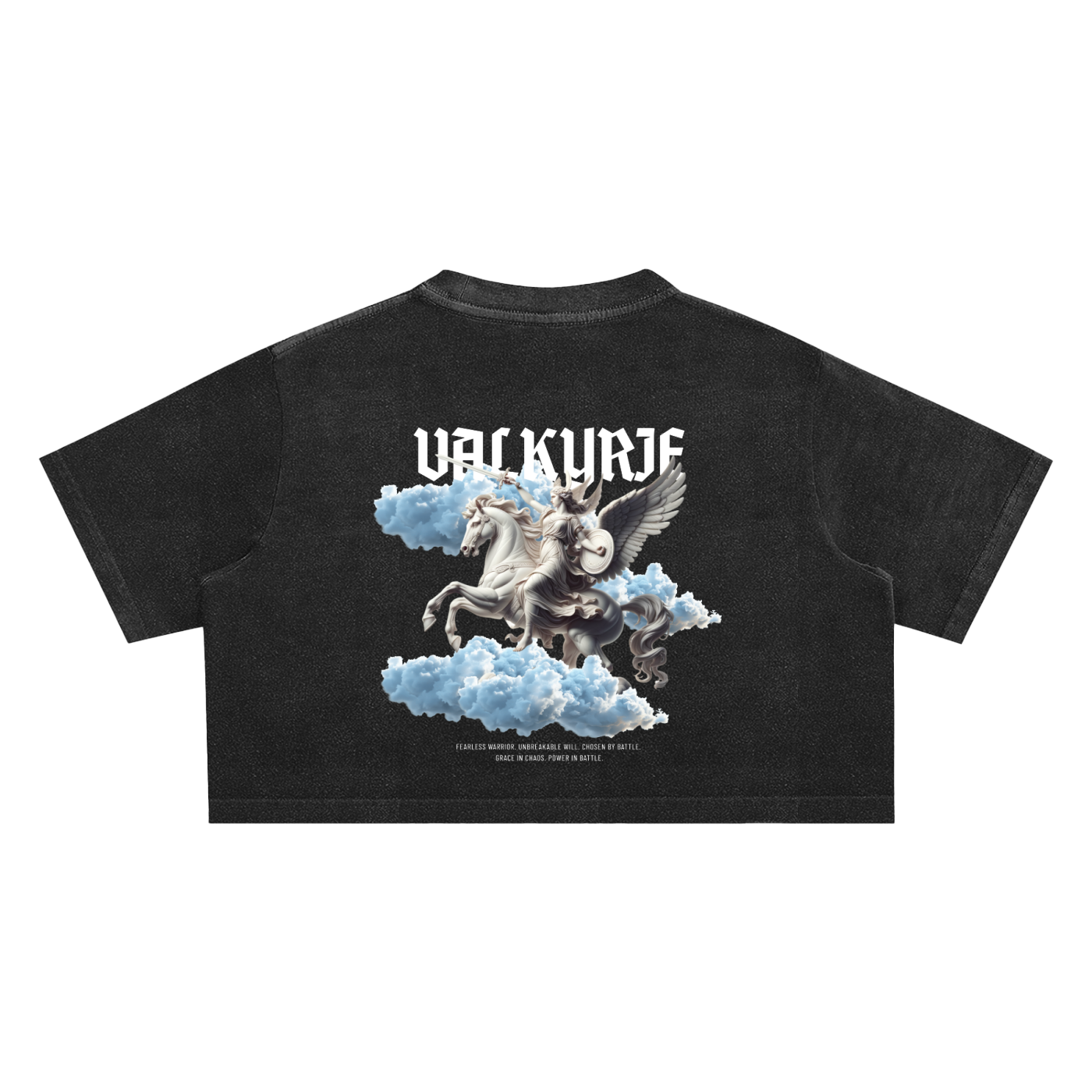VALKYRIE - Crop Top 100% Coton