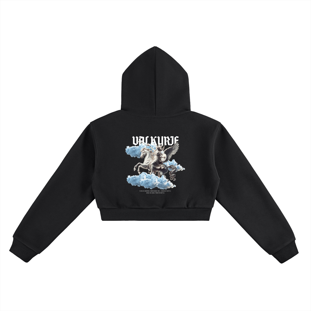 VALKYRIE - Sweat à Capuche Court Premium Unisexe