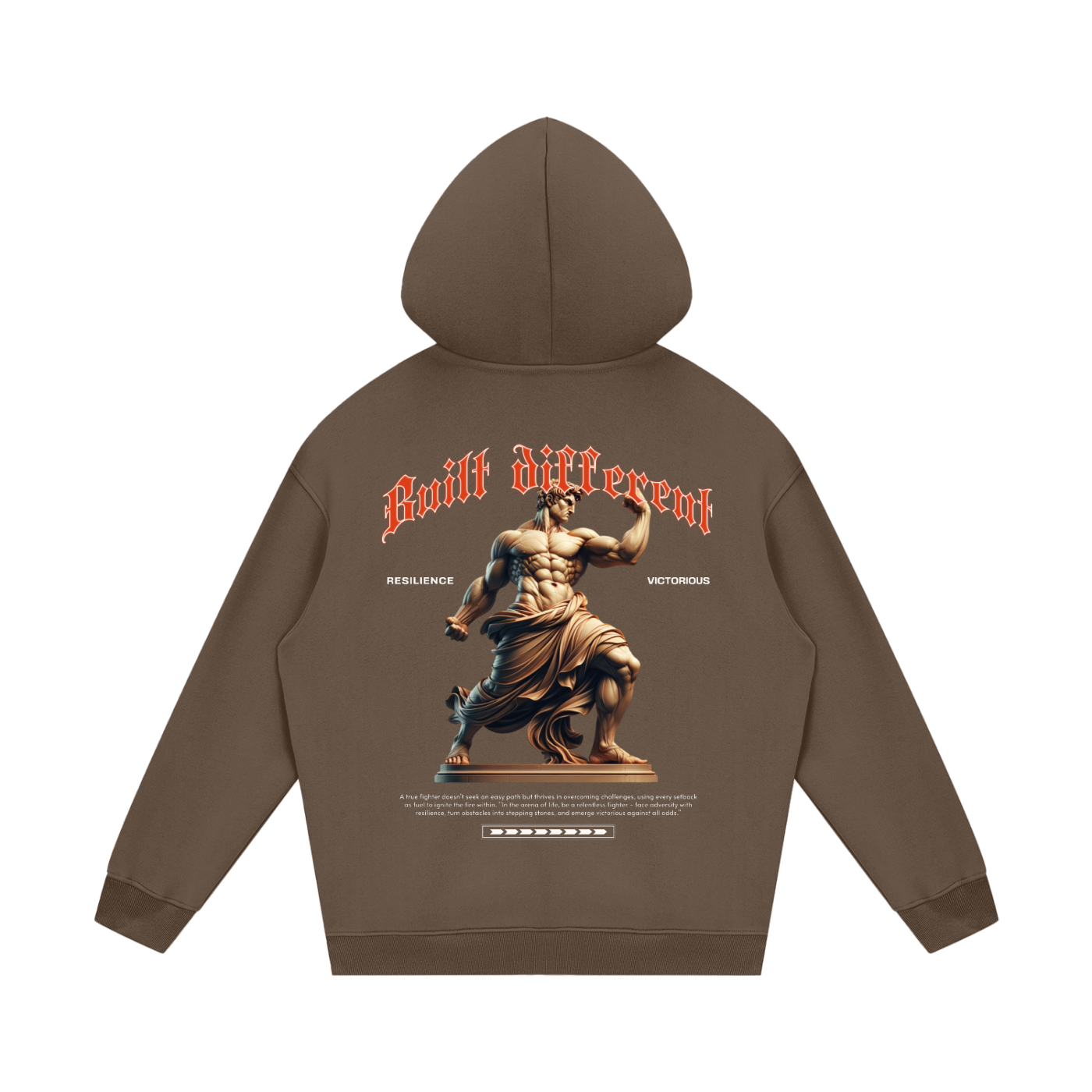 BUILT DIFFERENT - Sweat à Capuche Premium Unisexe