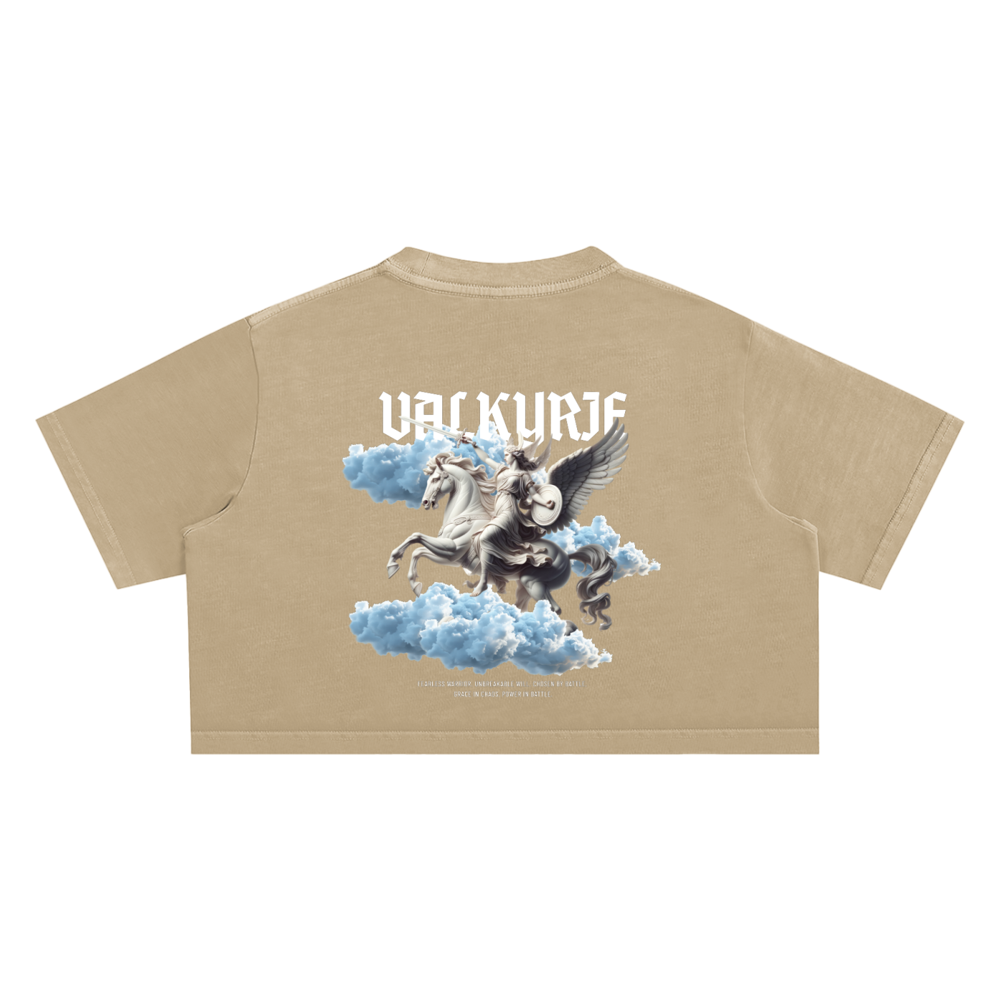 VALKYRIE - Crop Top 100% Coton
