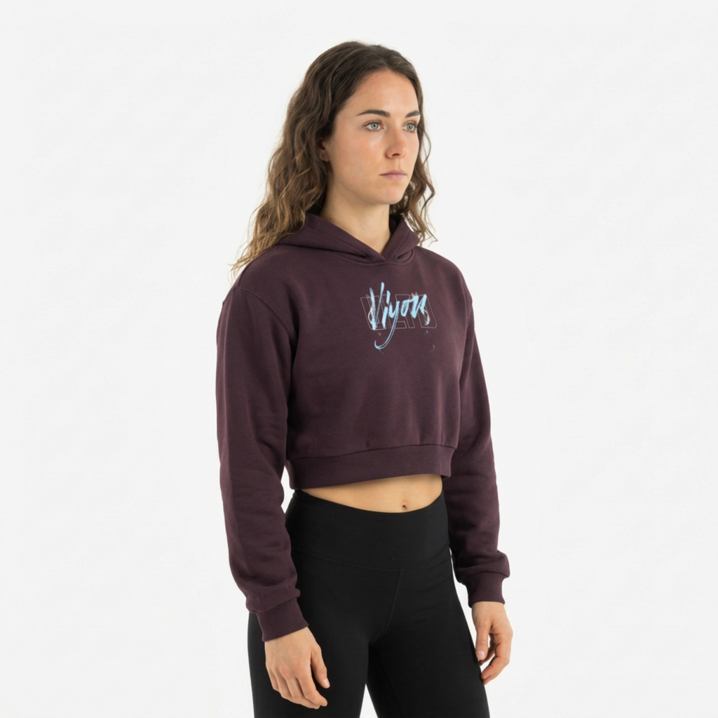 VALKYRIE - Sweat à Capuche Court Premium Unisexe