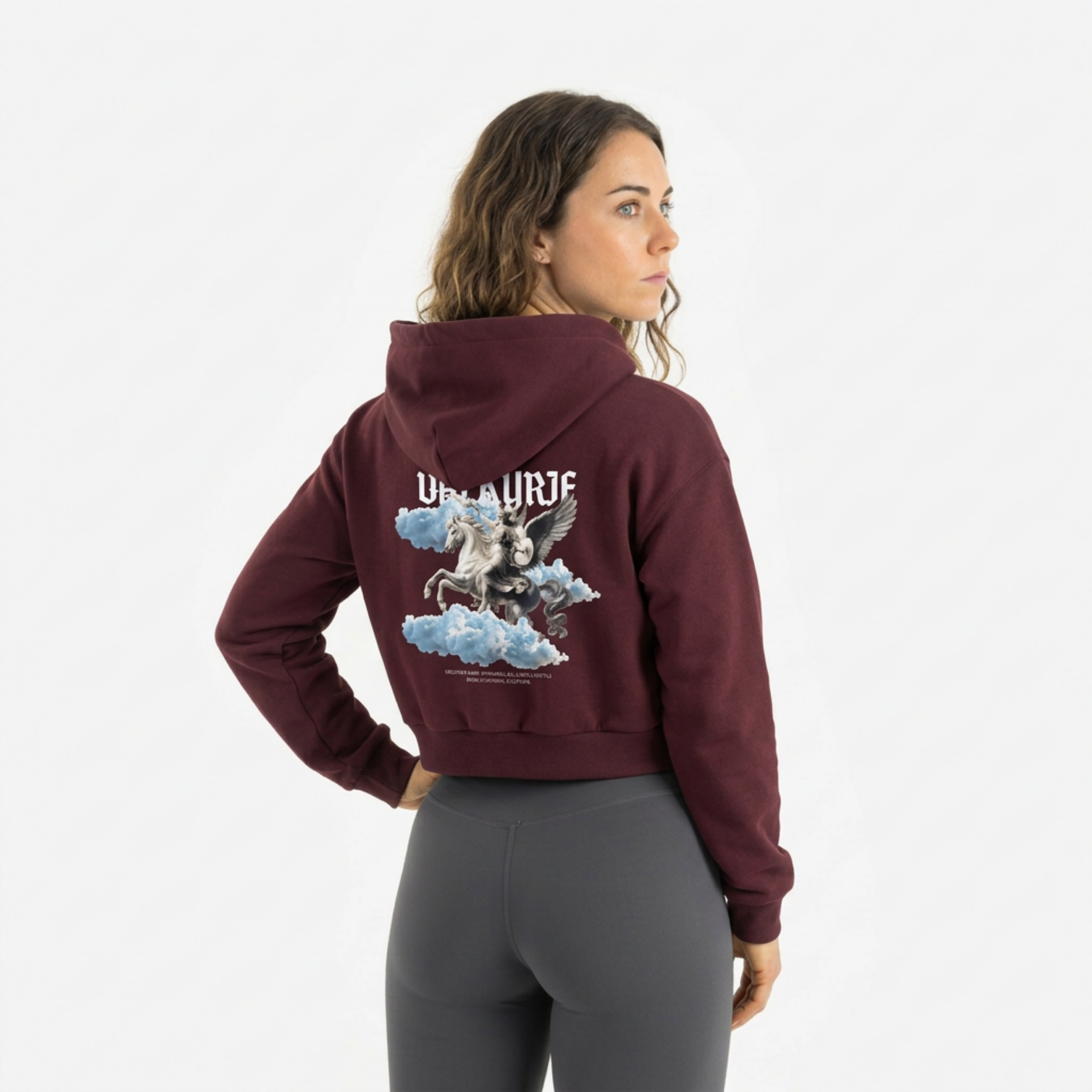 VALKYRIE - Sweat à Capuche Court Premium Unisexe