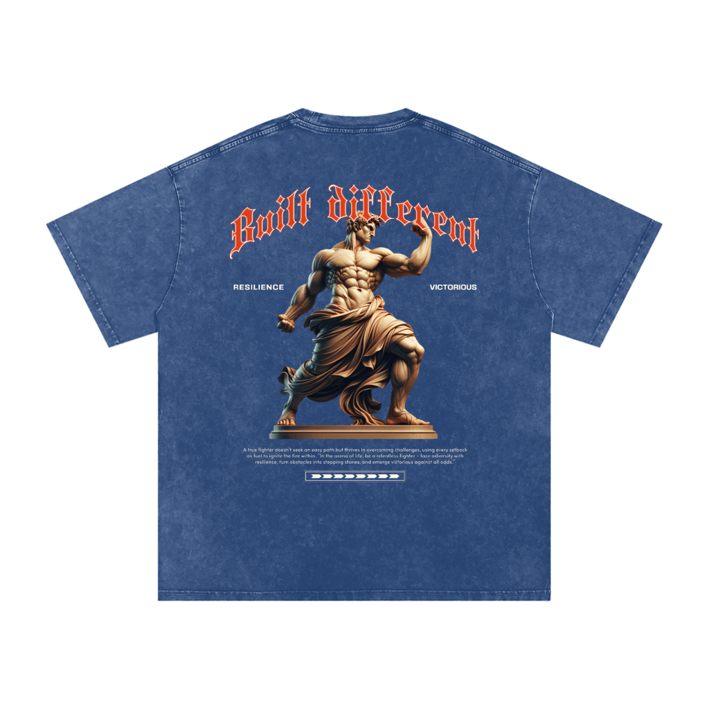 BUILT DIFFERENT - T-shirt Oversize 100% Coton