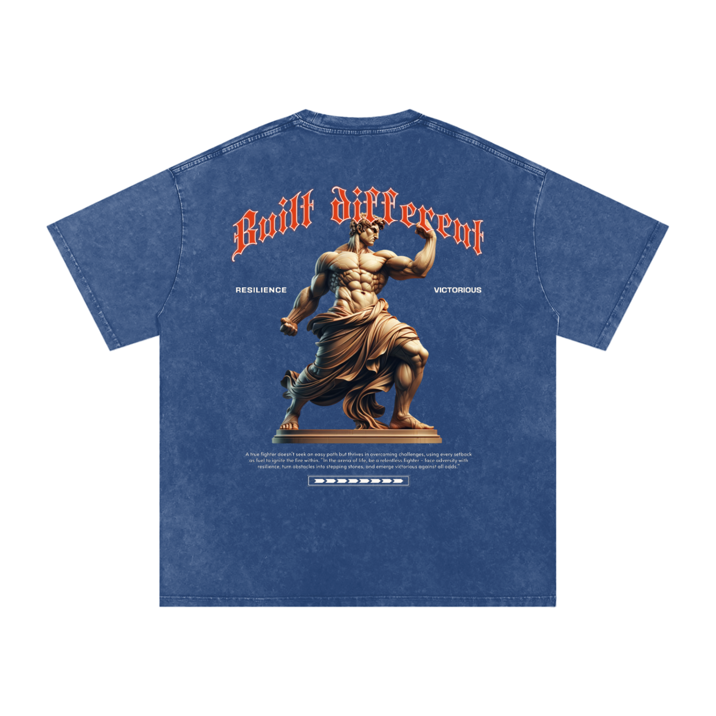 BUILT DIFFERENT - T-shirt Oversize 100% Coton