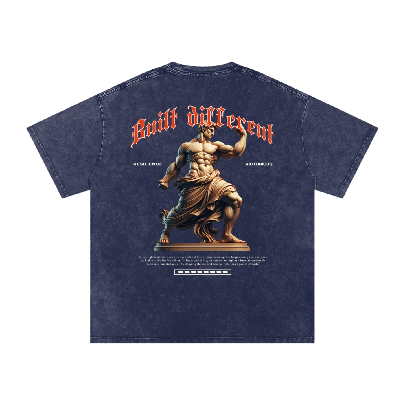 BUILT DIFFERENT - T-shirt Oversize 100% Coton