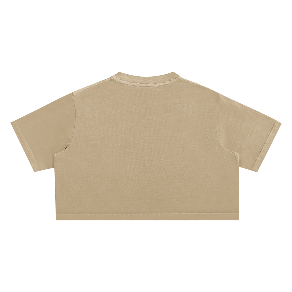 CLASSIC - Snow Washed Crop Top
