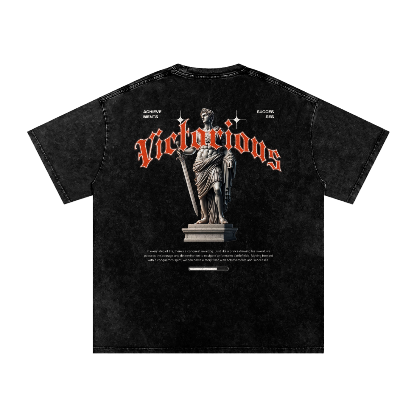 VICTORIOUS - T-shirt Oversize 100% Coton