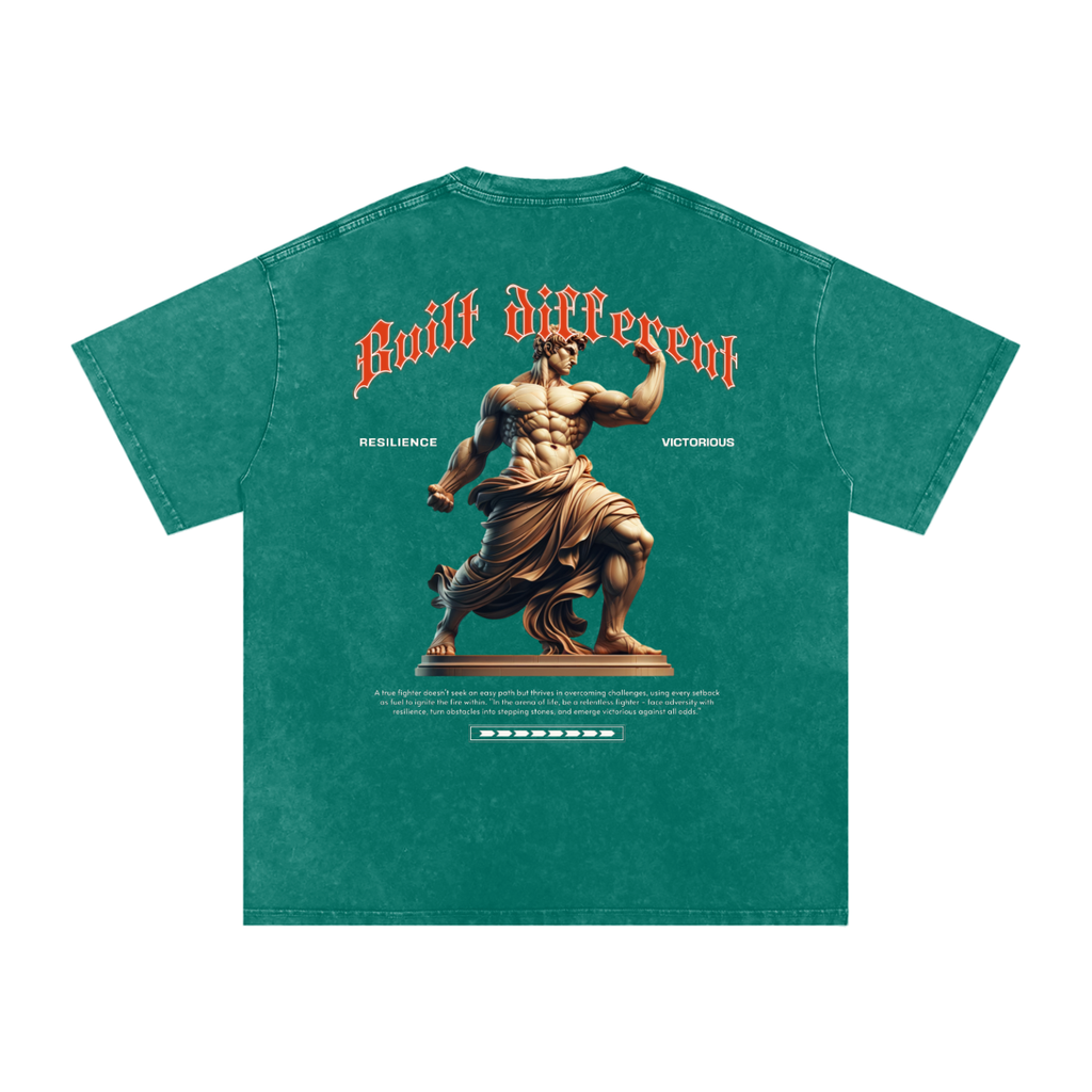 BUILT DIFFERENT - T-shirt Oversize 100% Coton