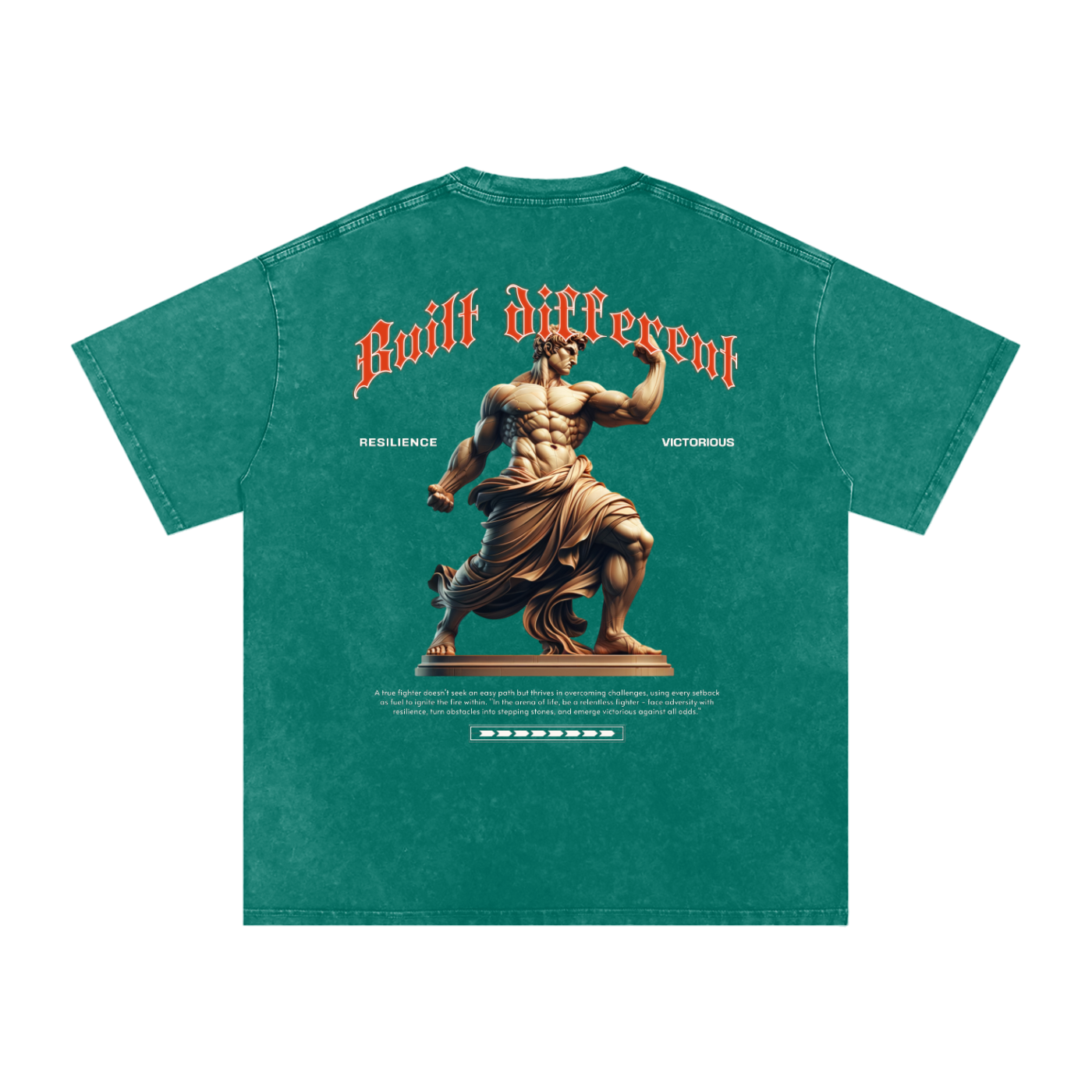 BUILT DIFFERENT - T-shirt Oversize 100% Coton